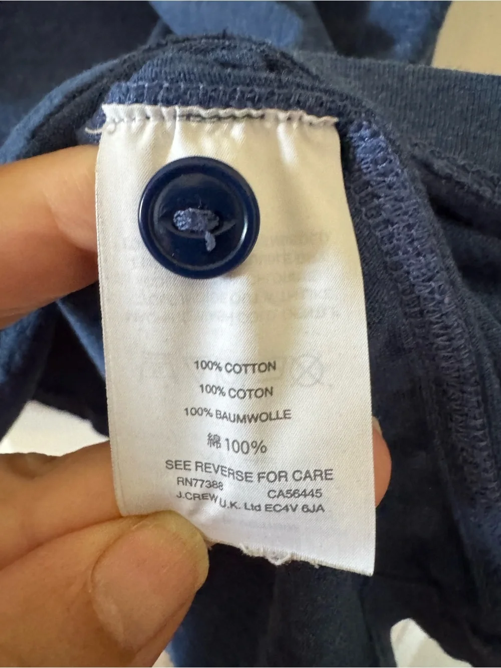 J. Crew description classic
